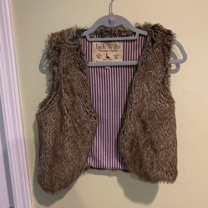 Jack Wills Faux Fur Vest